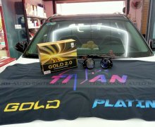 Gắn Bi LED Titan Gold  Cho kia Seltos Tại Đồng Nai